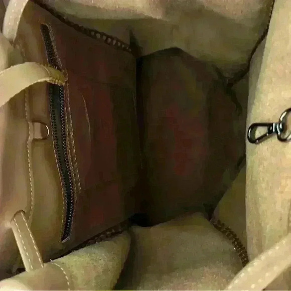 NWT‎ Callista Crafts Signature Leather Tan Oak Backpack - Picture 7 of 7